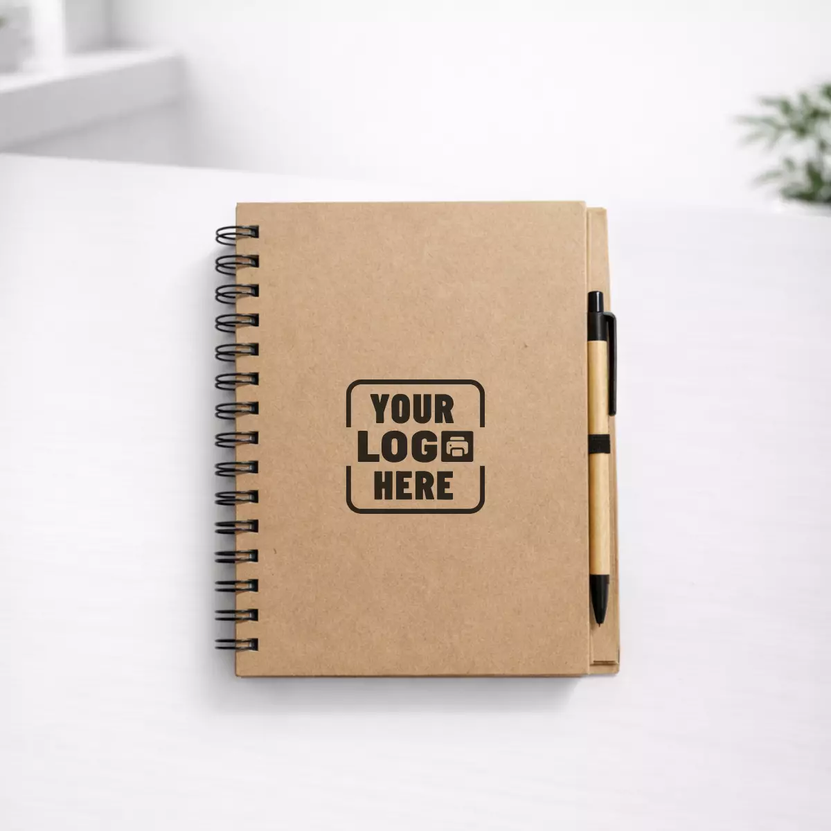 A5 spiral diary with pen 100 pages suitable for corporate gifting and employee welcome kits