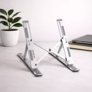 Adjustable foldable laptop stand suitable for office use and employee welcome kits