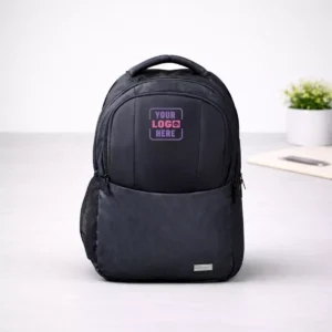 Amigo Signature Laptop Backpack black corporate backpack for employee onboarding