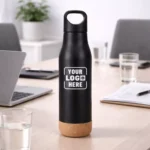 Aura vacuum bottle 500 ml placed on office desk suitable for corporate gifting and employee welcome kits