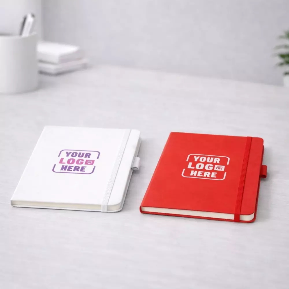 Basic hard bound diary available in multiple color options suitable for corporate gifting and onboarding kits