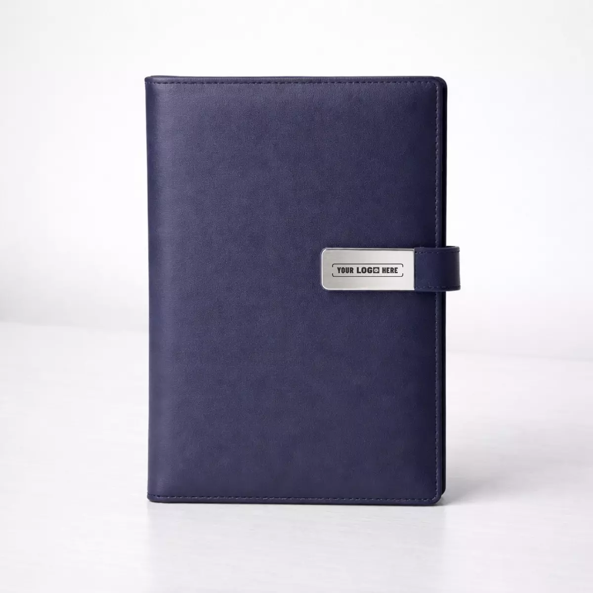 Classic PU leather diary navy A5 192 pages suitable for corporate gifting and employee welcome kits