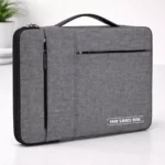 Classic two pocket 15.6 inch laptop sleeve suitable for corporate gifting and employee welcome kits