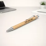 Classic wooden ball pen suitable for corporate gifting and employee welcome kits