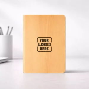 Classic wooden cover A5 hardbound diary suitable for corporate gifting and employee welcome kits