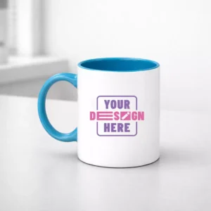 Coloured ceramic coffee mug 325 ml for corporate gifting and employee onboarding kits