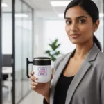 ComfortGrip insulated coffee mug 350 ml held in hand suitable for corporate gifting and employee onboarding kits