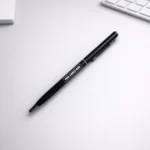 ComfortGrip metal ball pen black suitable for corporate gifting and employee welcome kits