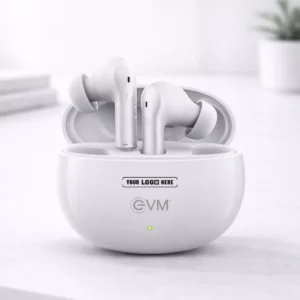 EVM EnZest C earbuds with 40 plus hours playback suitable for corporate gifting and employee welcome kits