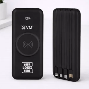 EVM Enwire wireless power bank 10000mAh suitable for corporate gifting and employee welcome kits
