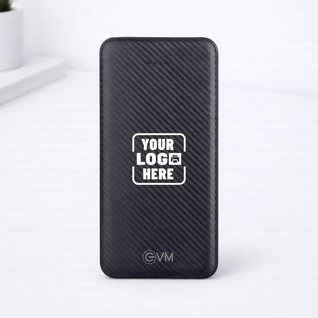 EVM Enzest 10000mAh power bank suitable for corporate gifting and employee welcome kits
