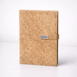 EcoFusion cork power bank diary suitable for corporate gifting and employee welcome kits
