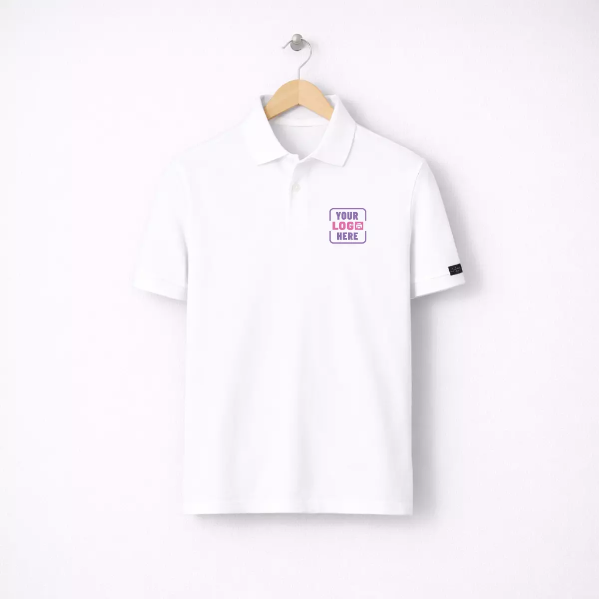 Rare Rabbit white premium cotton lycra polo T-shirt suitable for corporate gifting and employee welcome kits