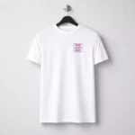 White crewneck T-shirt 120 GSM lightweight corporate event T-shirt for employee welcome kits