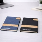 Executive denim cork diary available in multiple colors suitable for corporate gifting and employee welcome kits