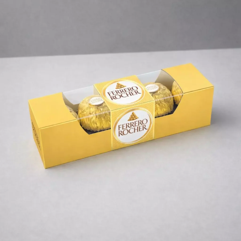 Ferrero Rocher 4 pieces chocolate gift pack box suitable for corporate gifting and employee welcome kits