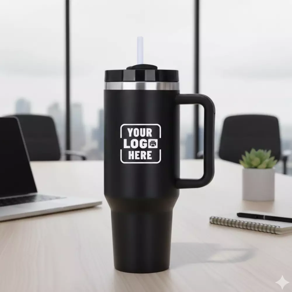 Insulated Sipper Tumbler with Straw & Handle – 1200ml for corporate gifting