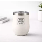 Insulated Stainless Steel Tumbler White – 360 ml for corporate gifting and branding