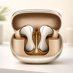 mivi earbuds gold open