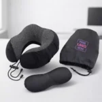 Travel neck pillow set suitable for corporate gifting, employee travel kits, and onboarding welcome kits