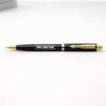 Parker Classic matte black ball pen with gold trim suitable for corporate gifting and employee welcome kits