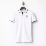 White 180 GSM Pima cotton corporate t-shirt suitable for employee welcome kits and branded merchandise programs