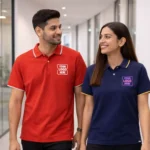 Premium Pima cotton T-shirt worn by model suitable for corporate gifting and employee onboarding kits