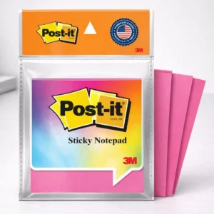Premium sticky notes pad for corporate office use suitable for employee welcome kits and branded merchandise