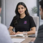 Puma dry cell premium T-shirt worn by model suitable for corporate gifting and employee welcome kits