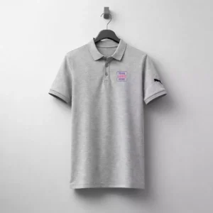 Puma premium polo t-shirt with collar and logo suitable for corporate uniforms and employee welcome kits
