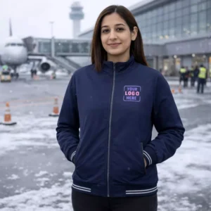 Rare Rabbit premium all season jacket worn by model suitable for corporate gifting and employee welcome kits