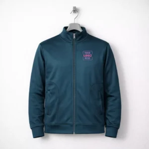Patrol blue bonded fleece jacket suitable for corporate winter gifting and employee welcome kits