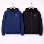 Rare Rabbit premium zip hoodie available in multiple color options suitable for corporate gifting and onboarding kits