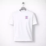 White round neck t-shirt suitable for corporate gifting and employee welcome kits