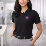 Rare Rabbit premium polo T-shirt worn by model in posed setting suitable for corporate gifting and employee onboarding kits