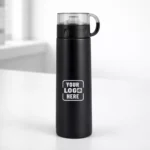 Vacuum insulated bottle 500 ml with cup lid and sleek finish suitable for corporate gifting and employee kits