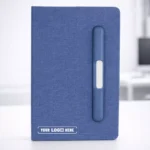 A5 Notebook with Pen Slot & Phone Stand - Image 3