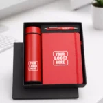 Classic 3in1 set lava finish with pen, keychain, and card holder suitable for employee welcome kits and corporate gifting