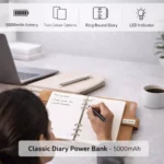 Classic Diary Power Bank – 5000mAh - Image 3