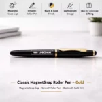 Classic MagnetSnap Roller Pen – Gold - Image 2