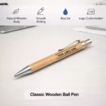 Classic Wooden Ball Pen - Image 2