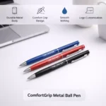 ComfortGrip Metal Ball Pen - Image 2