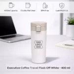 Executive Coffee Travel Flask Off White – 400 ml - Image 3