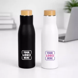 Hydra Vacuum Insulated Bottle with Bamboo Lid – 500 ml