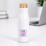 Hydra Vacuum Insulated Bottle with Bamboo Lid – 500 ml - Image 2