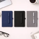PU Fabric Diary with Pen – A5 - Image 8