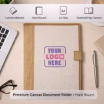 Premium Canvas Document Folder – Hard Bound - Image 3