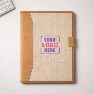 Premium Jute Document Folder – Hard Bound