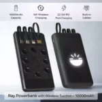 Ray Powerbank with Wireless Suction-10000mah - Image 3