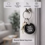 Round Metal Keychain - Image 3